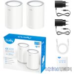 Cudy M3000 AX3000 Dual-Band Wi-Fi 6 Mesh System - White - Image 4
