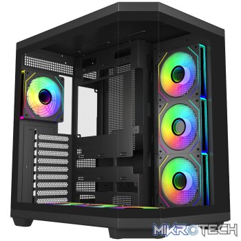 FSP U580 ARGB ATX Ultra Tower Gaming Chassis - Black