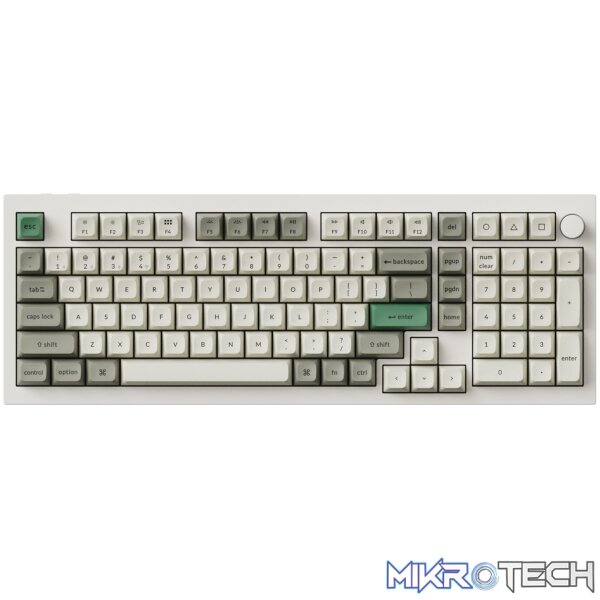 Keychron Q5M-M1 QMK/VIA Wireless Custom Keyboard - Shell White - Image 2