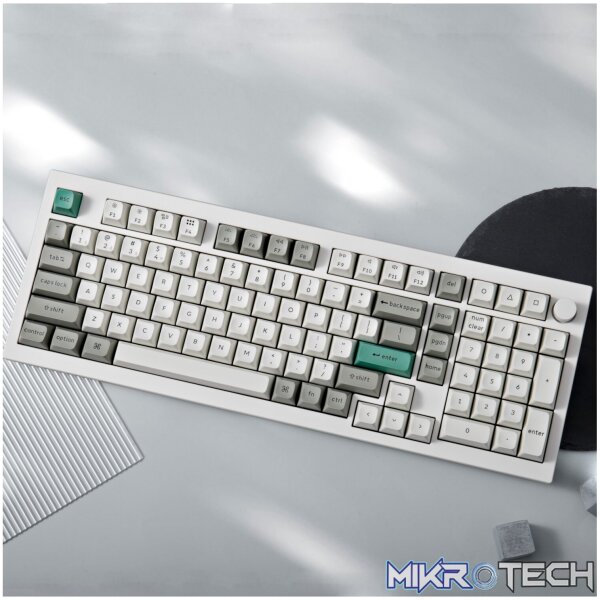 Keychron Q5M-M1 QMK/VIA Wireless Custom Keyboard - Shell White - Image 4