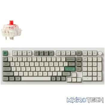Keychron Q5M-M1 QMK/VIA Wireless Custom Keyboard - Shell White