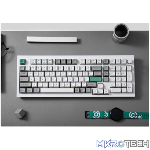 Keychron Q5M-M1 QMK/VIA Wireless Custom Keyboard - Shell White - Image 5