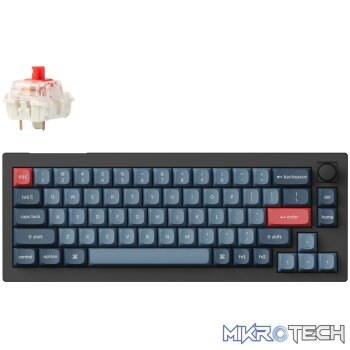 Keychron V2 Max 65% RGB Mechanical Keyboard - Gateron Jupiter Red