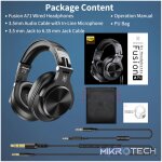 Oneodio Pro A71 Wired Headphones - Black - Image 5