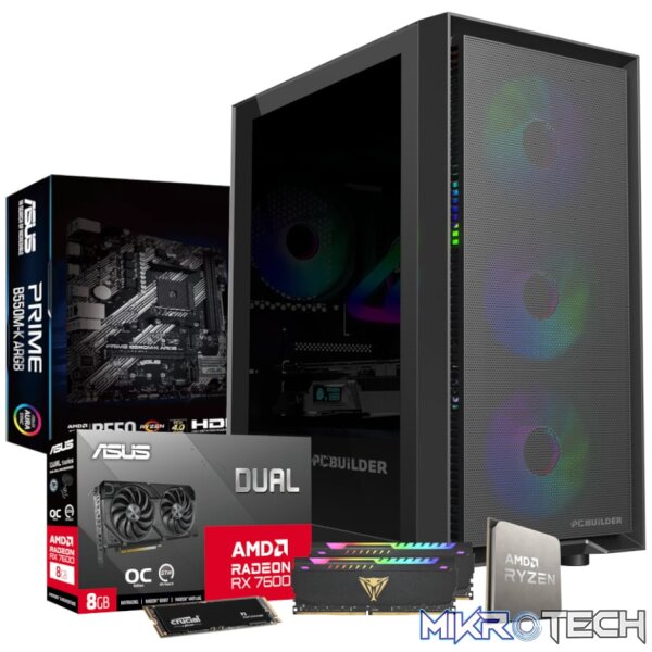 PCBuilder Ryzen 5 5600X PATHFINDER Windows 11 Gaming PC - Image 2