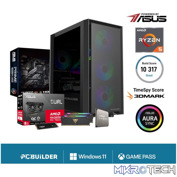 PCBuilder Ryzen 5 5600X PATHFINDER Windows 11 Gaming PC PCBuilder Ryzen 5 5600X PATHFINDER Windows 11 Gaming PC