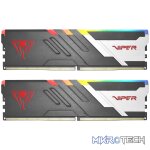 Patriot Viper Venom 64GB Kit (2x32GB) 6000MHz DDR5 Desktop Gaming Memory RGB