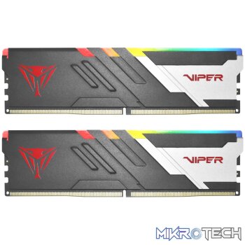 Patriot Viper Venom 64GB Kit (2x32GB) 6000MHz DDR5 Desktop Gaming Memory RGB