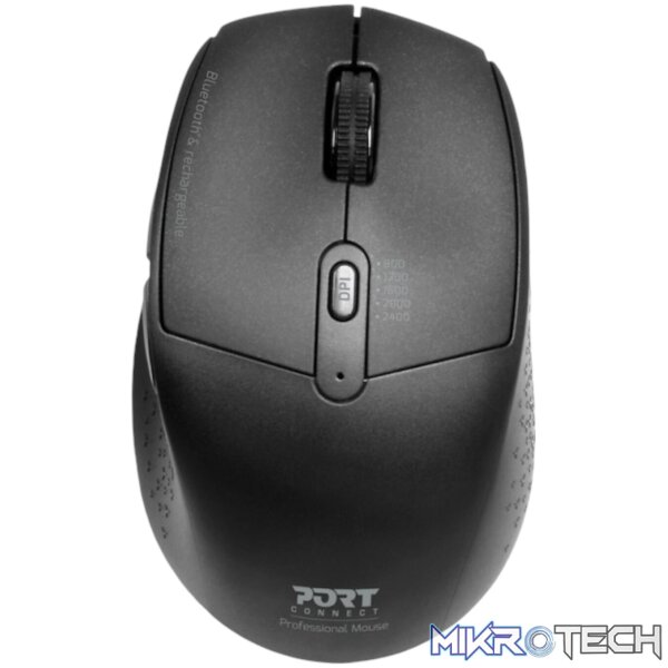 Port Connect 2.4GHz Wireless Bluetooth® Rechargeable Mouse PRO Port Connect 2.4GHz Wireless Bluetooth® Rechargeable Mouse PRO