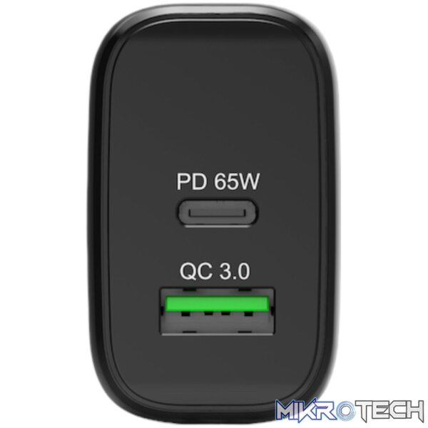 Port Connect 65W GaN Type-C and USB-A Fast Charger - Image 4