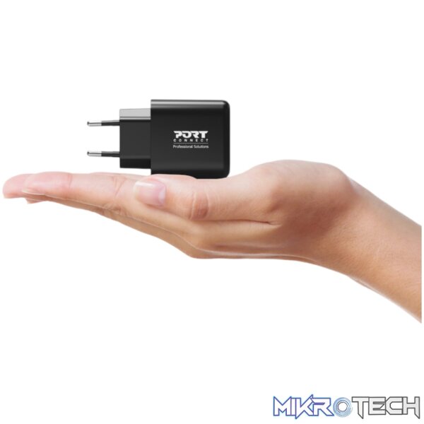 Port Connect 65W GaN Type-C and USB-A Fast Charger - Image 5