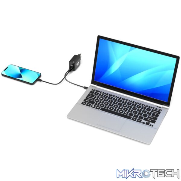 Port Connect 65W GaN Type-C and USB-A Fast Charger - Image 6
