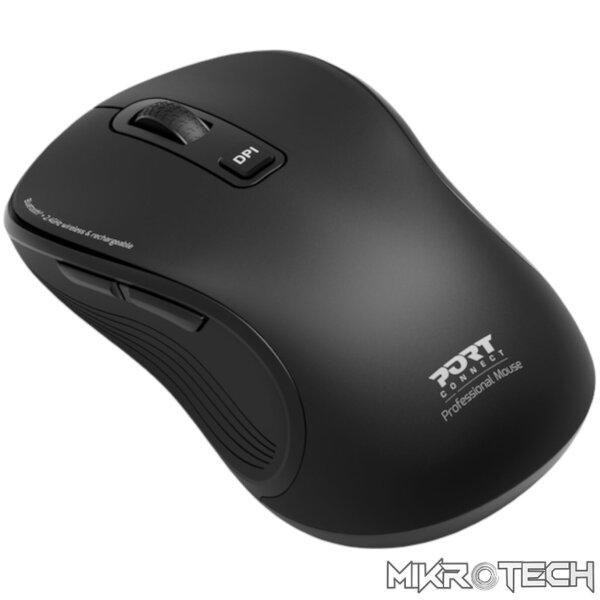 Port Connect Essential Bluetooth Wireless Rechargeable Mouse - Image 3