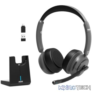 Port Connect ON’R 700 Bluetooth Wireless Headset with Noise Cancellation
