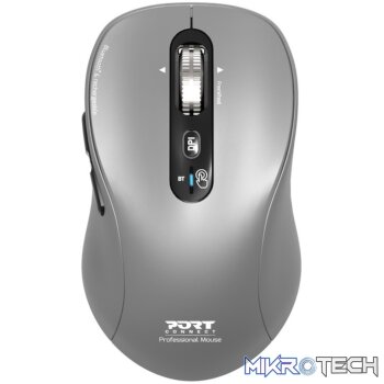 Port Connect Wireless Bluetooth Expert and Mac Mouse - Grey