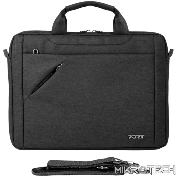 Port Designs SYDNEY Eco 15.6” Laptop Bag - Black - Image 2