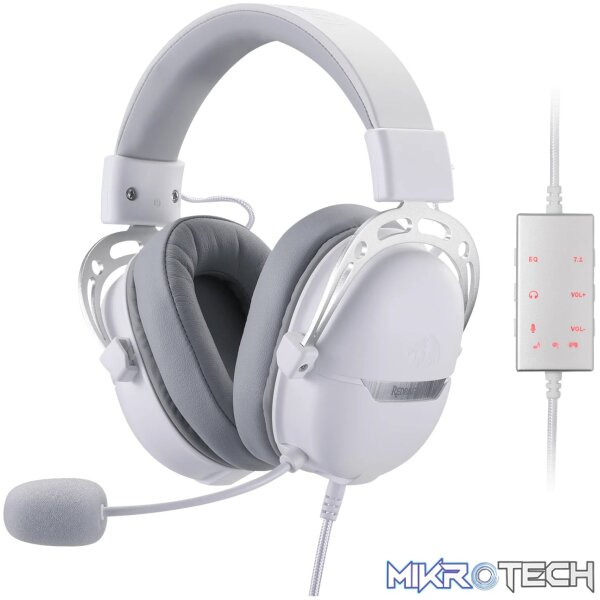 REDRAGON Over-Ear AURORA Gaming Headset - White REDRAGON Over-Ear AURORA Gaming Headset - White