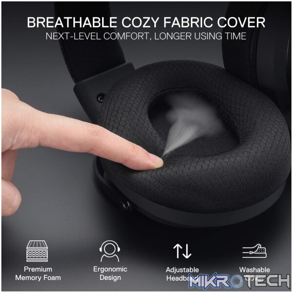 Redragon Arrow Pro H858 Wireless Gaming Headset (Bluetooth + 2.4GHz) - Image 4