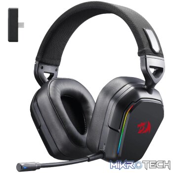 Redragon H868 RGB Wireless Gaming Headset - Black