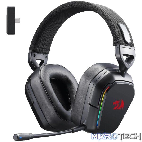 Redragon H868 RGB Wireless Gaming Headset - Black Redragon H868 RGB Wireless Gaming Headset - Black