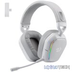 Redragon H868 RGB Wireless Gaming Headset - White
