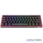 Redragon K617 FIZZ 60% Wired RGB Gaming Keyboard - Black
