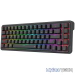 Redragon NOVA K709 65% Wired Gasket RGB Gaming Keyboard - Black - Image 2