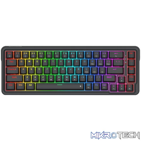 Redragon NOVA K709 65% Wired Gasket RGB Gaming Keyboard - Black Redragon NOVA K709 65% Wired Gasket RGB Gaming Keyboard - Black