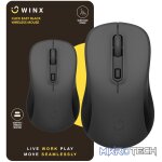 WINX CLICK Easy 1600DPI 2.4GHz Wireless Mouse - Black