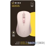 WINX CLICK Easy 1600DPI 2.4GHz Wireless Mouse - Pink - Image 3