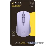 WINX CLICK Easy 1600DPI 2.4GHz Wireless Mouse - Purple - Image 3