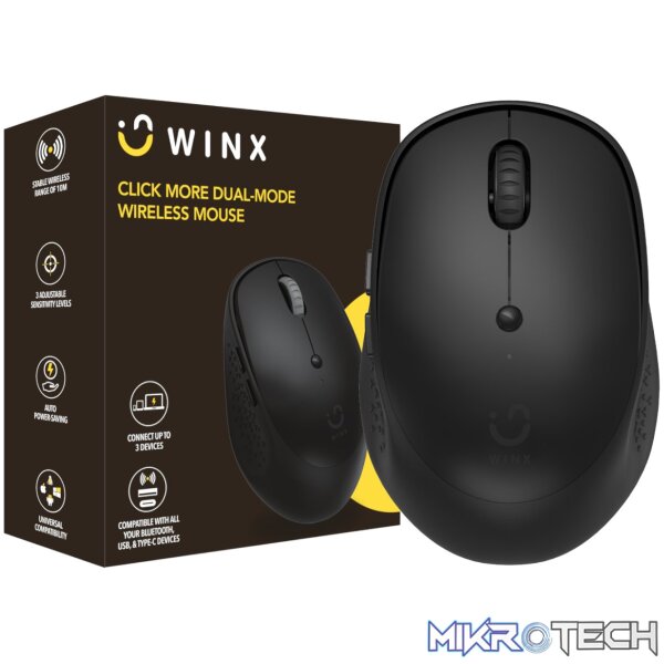 WINX CLICK More Dual-Mode Wireless Mouse - Black WINX CLICK More Dual-Mode Wireless Mouse - Black