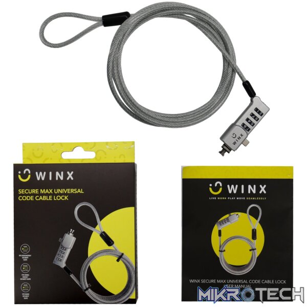 WINX Secure Max Universal Code Cable Lock - Image 5