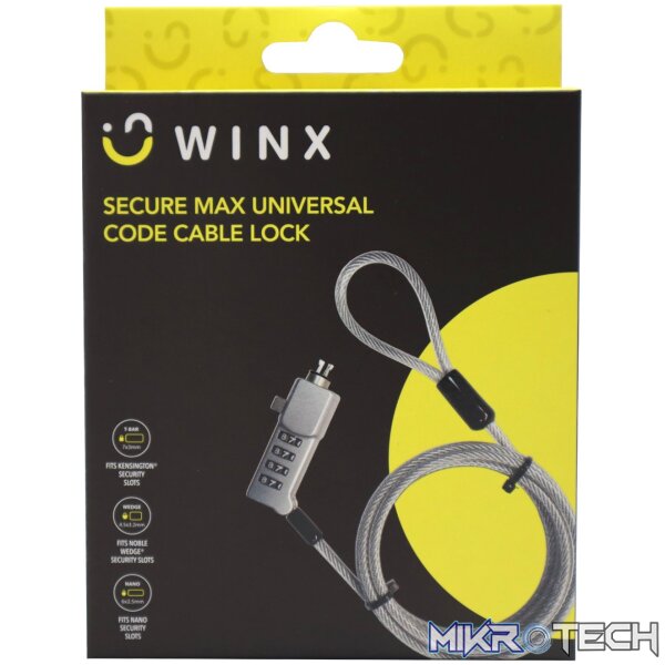 WINX Secure Max Universal Code Cable Lock - Image 6