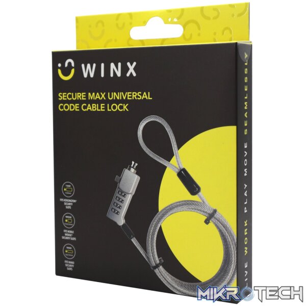 WINX Secure Max Universal Code Cable Lock - Image 7