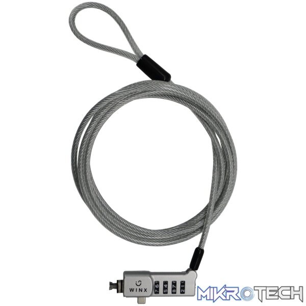 WINX Secure Max Universal Code Cable Lock WINX Secure Max Universal Code Cable Lock