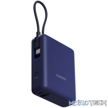 Xiaomi 33W Power Bank 10000 (Integrated Cable) - Blue