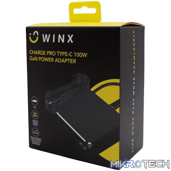 ﻿WINX ﻿CHARGE PRO TYPE-C 100W GaN POWER ADAPTER - Image 7