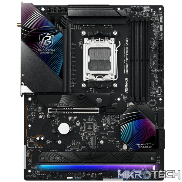 ASROCK B850 RIPTIDE WIFI AM5 ATX 4X DDR5 - Image 3