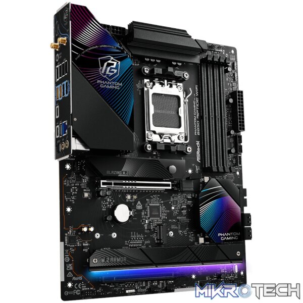 ASROCK B850 RIPTIDE WIFI AM5 ATX 4X DDR5 - Image 4