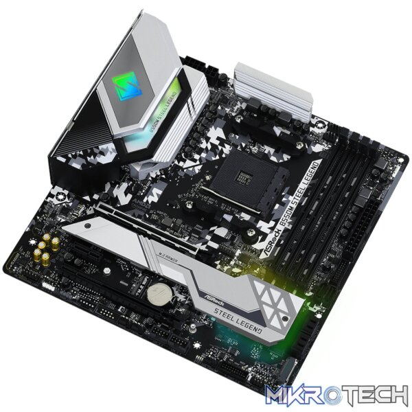 ASRock B550M Steel Legend AM4 M-ATX Motherboard - Image 3