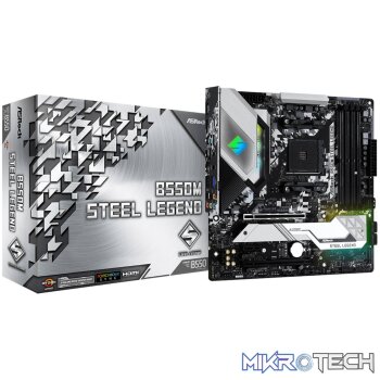ASRock B550M Steel Legend AM4 M-ATX Motherboard