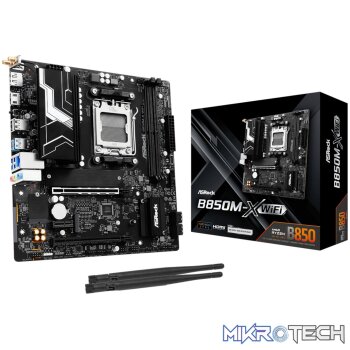 ASRock B850M-X WiFi AM5 Micro ATX Motherboard (DDR5