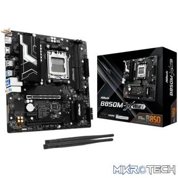 ASRock B850M-X WiFi AM5 Micro ATX Motherboard (DDR5
