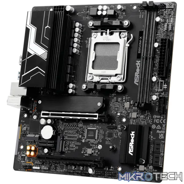 ASRock B850M-X WiFi AM5 Micro ATX Motherboard (DDR5, PCIe 5.0, Wi-Fi 6E) - Image 5