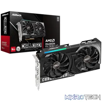 ASRock Radeon™ RX 9060 XT Challenger 16GB OC Graphics Card (RDNA™ 4