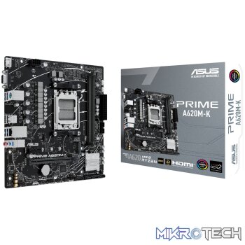 ASUS Prime A620M-K AM5 DDR5 M-ATX Motherboard