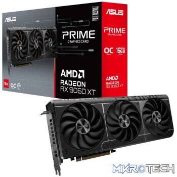 ASUS Prime Radeon RX 9060 XT OC 16GB GDDR6 Graphics Card (RDNA™ 4