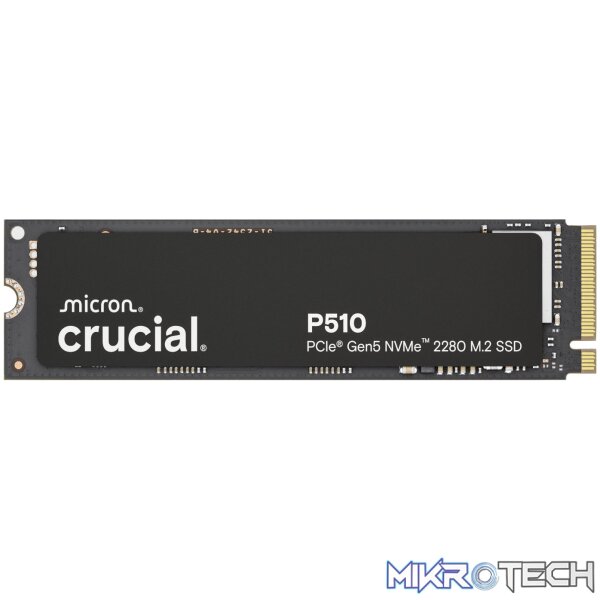 Crucial P510 1TB M.2 Gen5 NVMe 3D NAND SSD Crucial P510 1TB M.2 Gen5 NVMe 3D NAND SSD