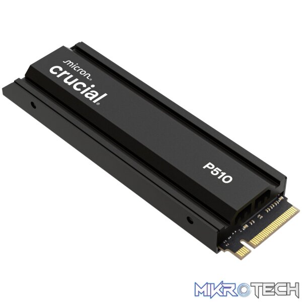 Crucial P510 1TB M.2 Gen5 with Heatsink NVMe 3D NAND SSD - Image 2